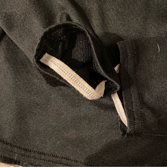 Black Patagonia Quarter Zip Base Layer Long Sleeve Capilene Top - Picture 5 of 8